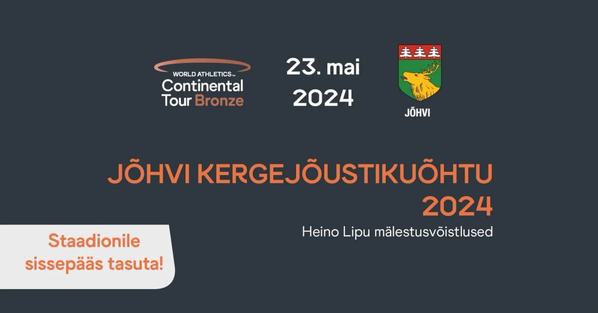Jõhvi kergejõustikuõhtu 2024