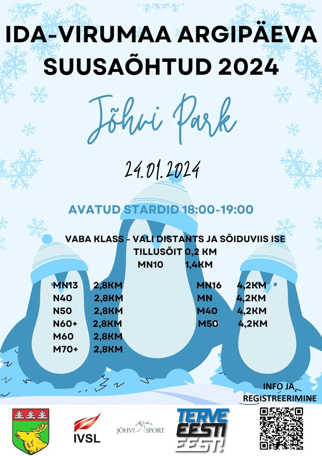 Ida-Virumaa argipäeva suusaõhtud - Jõhvi Park