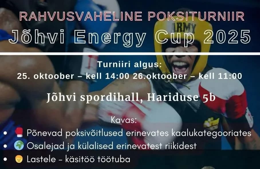 Rahvusvaheline poksiturniir Jõhvi Energy Cup 2025